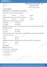 Đề số 2 - Đề kiểm tra giữa học kì 2 - Toán lớp 5